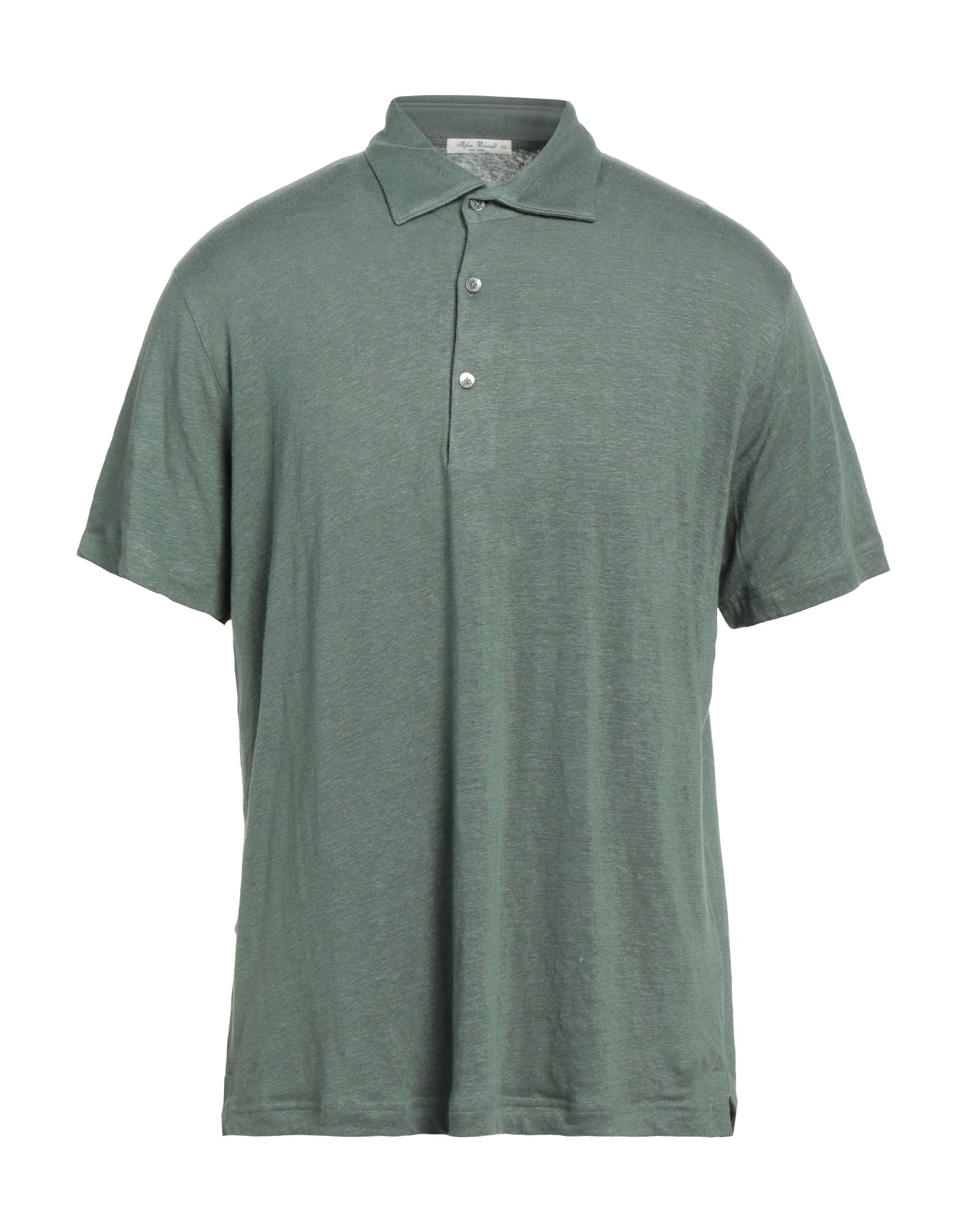 Stefan Brandt Polo Shirts In Sage Green 