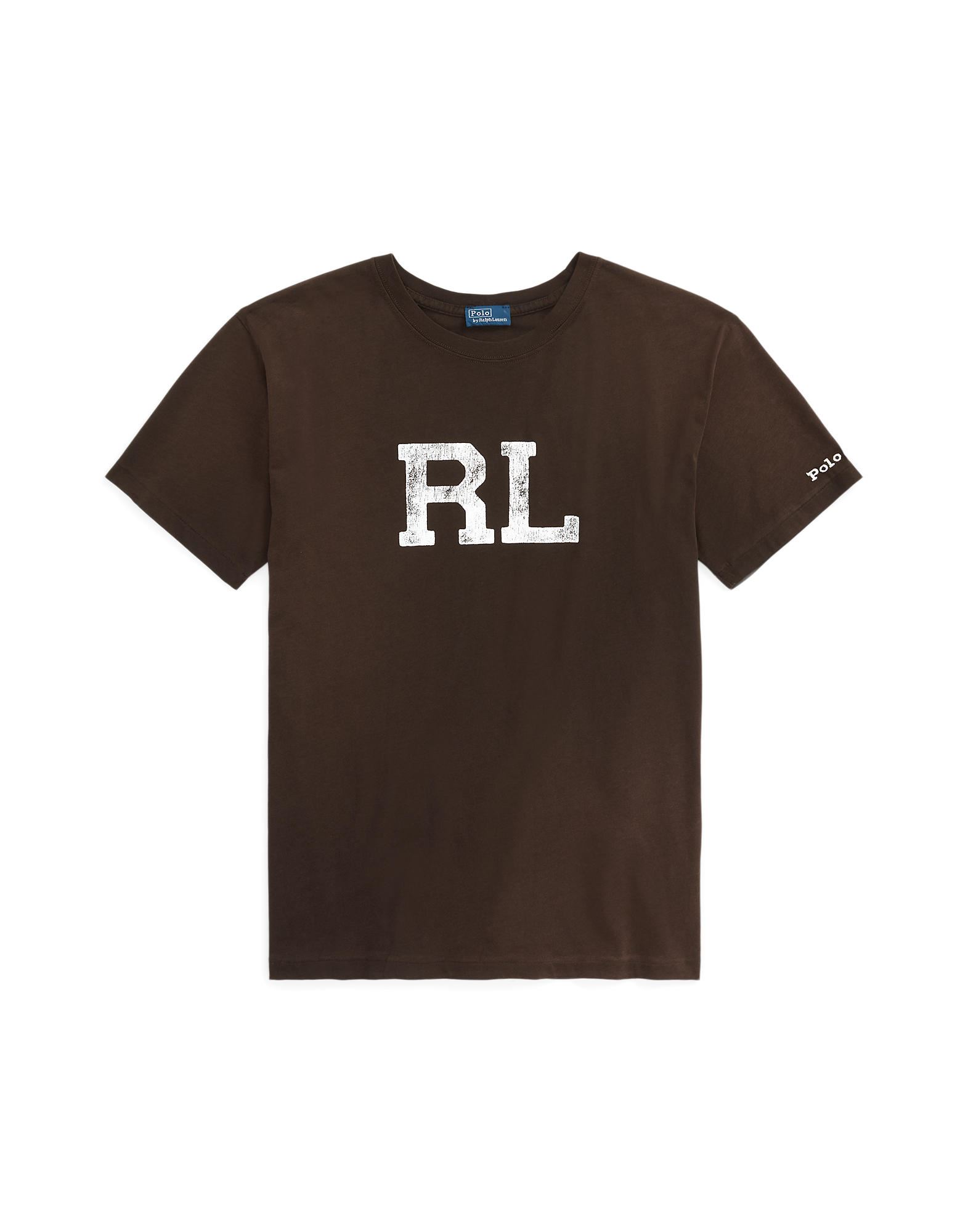 Polo Ralph Lauren T-shirts In Brown