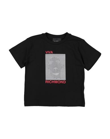 John Richmond Babies'  Toddler Boy T-shirt Black Size 4 Cotton