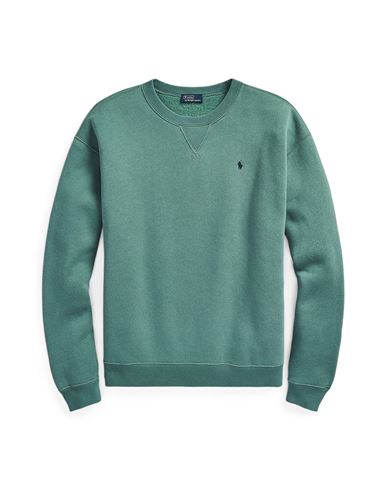 Polo Ralph Lauren Woman Sweatshirt Sage Green Size M Cotton, Polyester