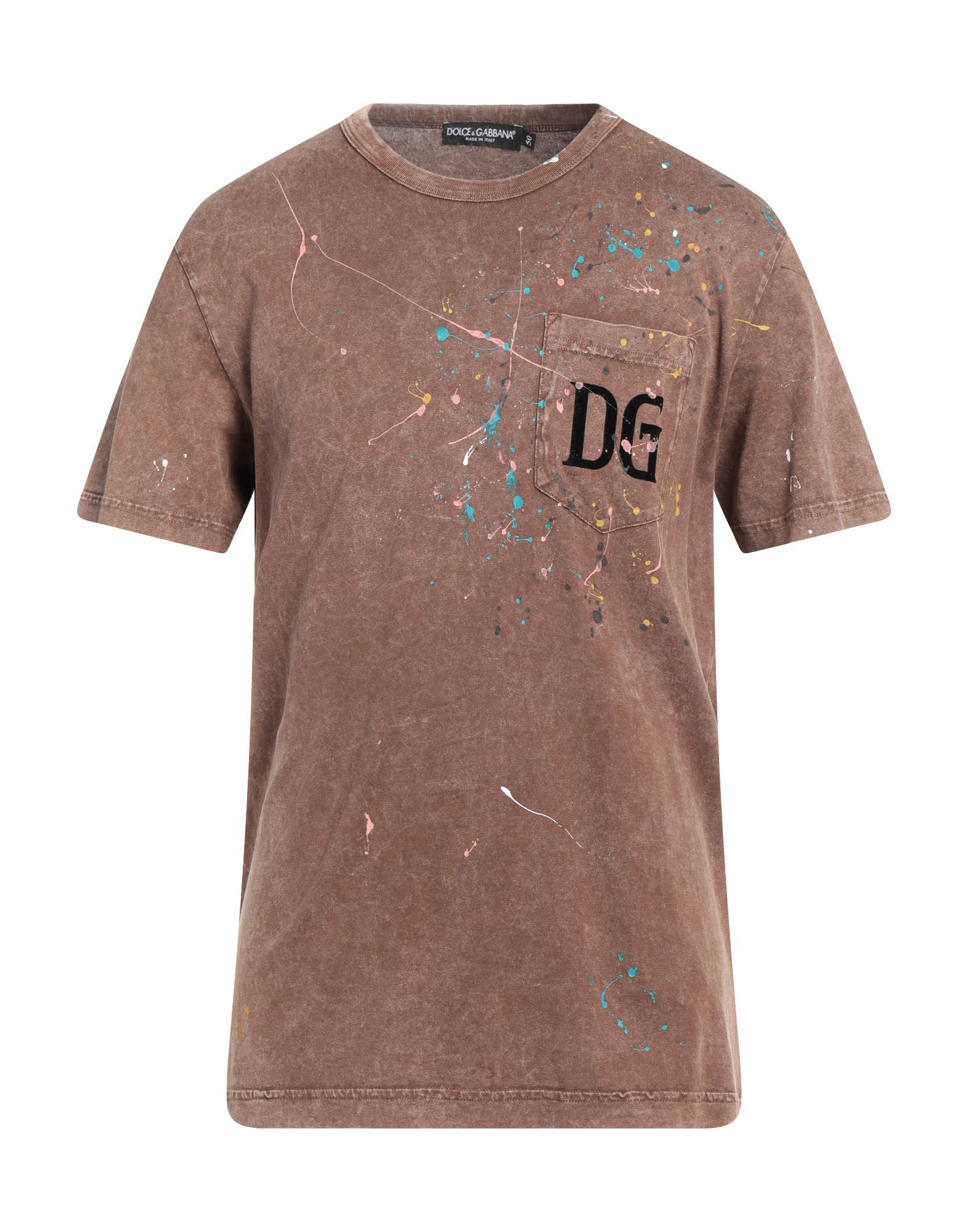 Dolce & Gabbana T-shirts In Brown