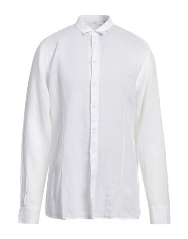 Daniele Alessandrini Homme Man Shirt White Size 17 Linen