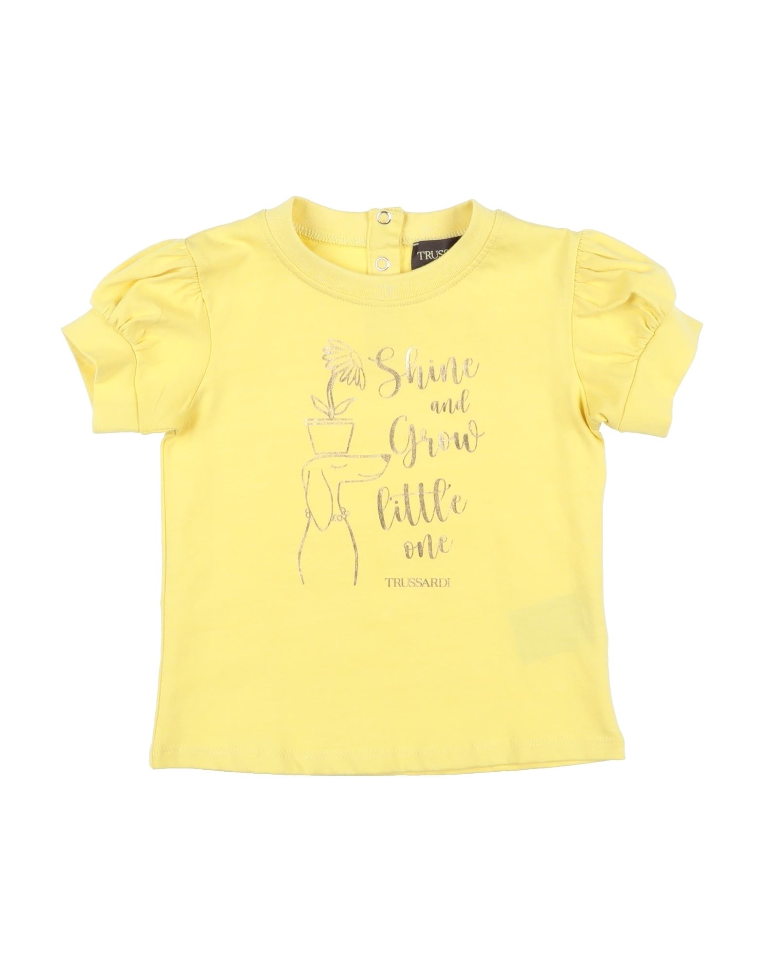 Trussardi Junior Kids'  T-shirts In Yellow
