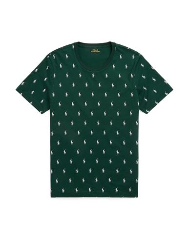 Polo Ralph Lauren Man T-shirt Dark Green Size Xxl Cotton
