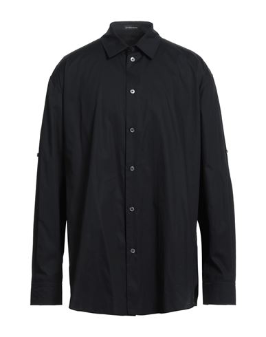 Ann Demeulemeester Man Shirt Black Size 42 Cotton