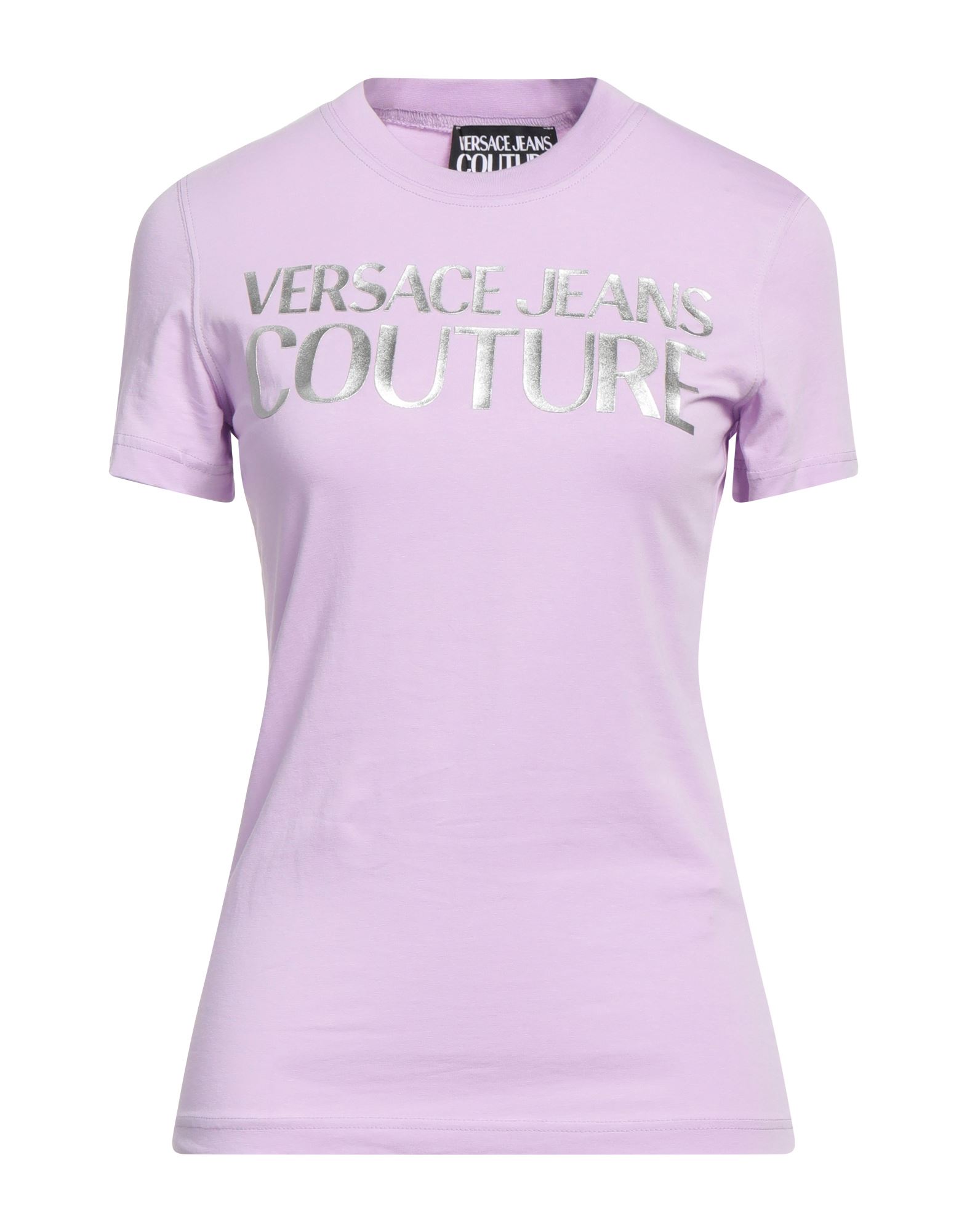 Versace Jeans Couture T-shirts In Purple