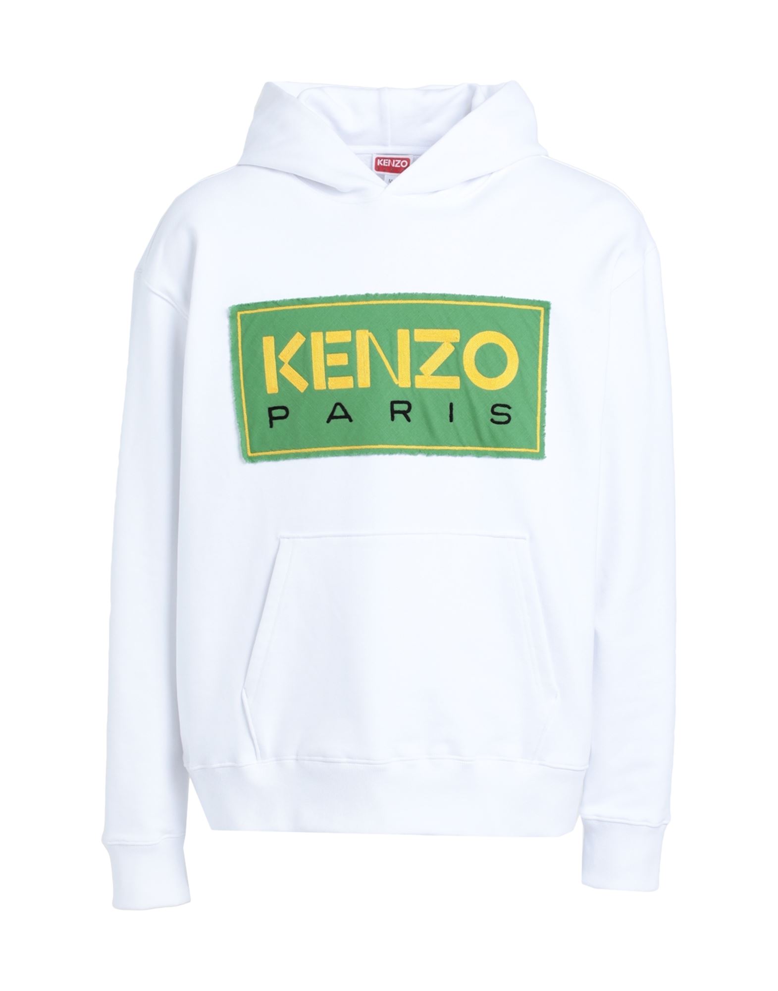 Shop Kenzo Man Sweatshirt White Size Xl Cotton, Elastane