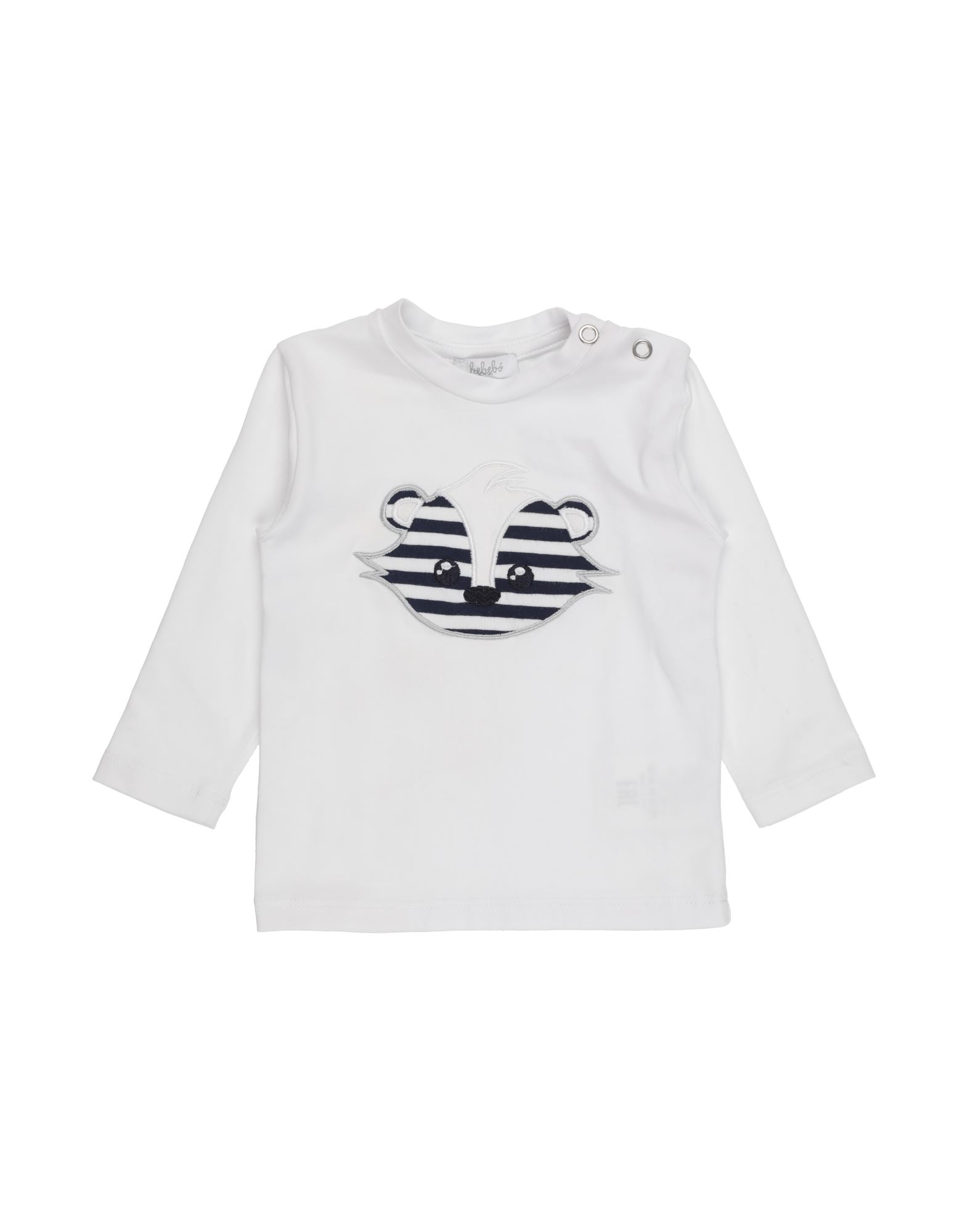 Bebebo' Kids'  Newborn Boy T-shirt White Size 3 Cotton, Elastane