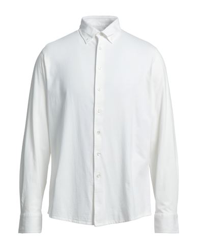 Simon Gray. Man Shirt White Size Xxl Pima Cotton
