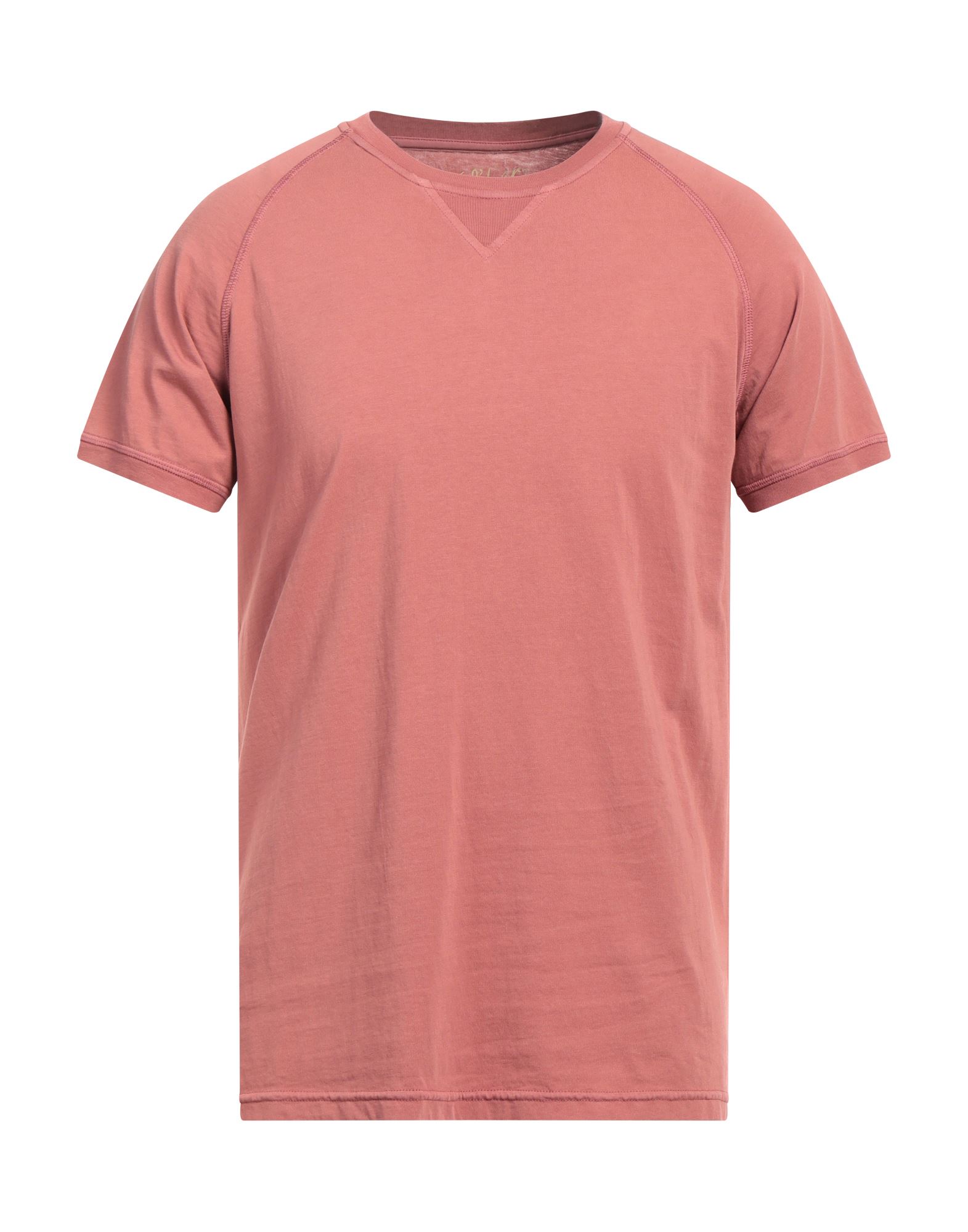Shop Bl'ker Man T-shirt Pastel Pink Size Xxl Cotton