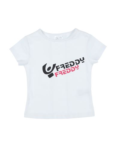 Freddy Babies'  Toddler Girl T-shirt White Size 3 Cotton, Elastane