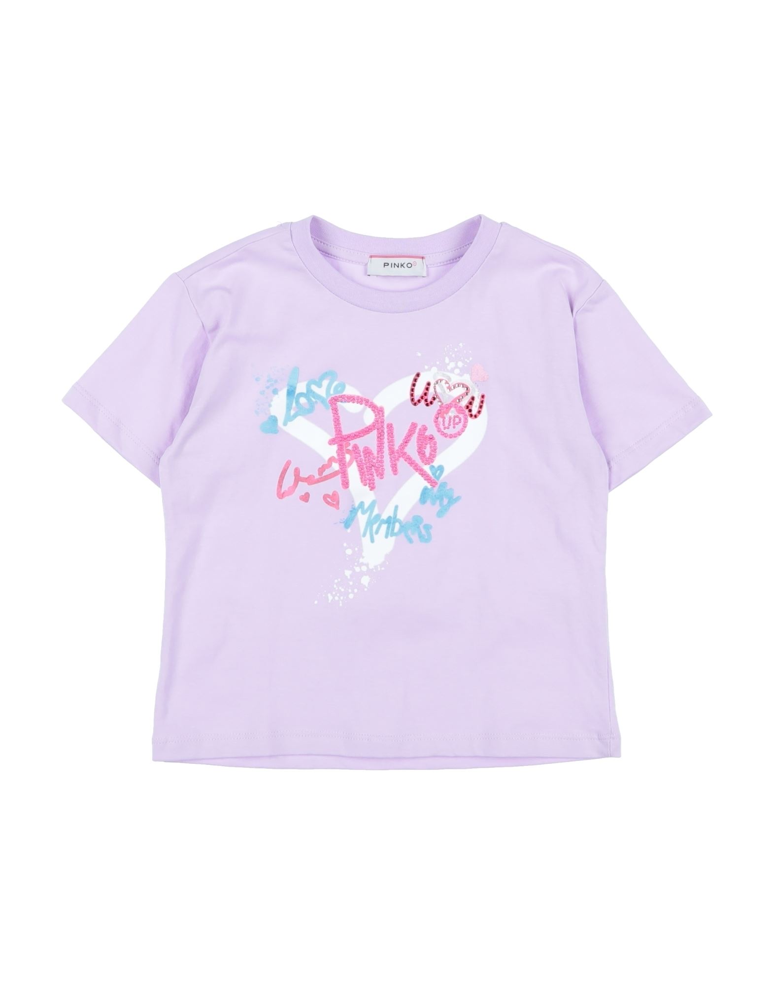 Pinko Up Kids'  T-shirts In Purple