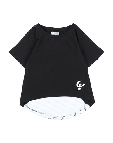 Freddy Babies'  Toddler Girl T-shirt Black Size 6 Cotton, Elastane
