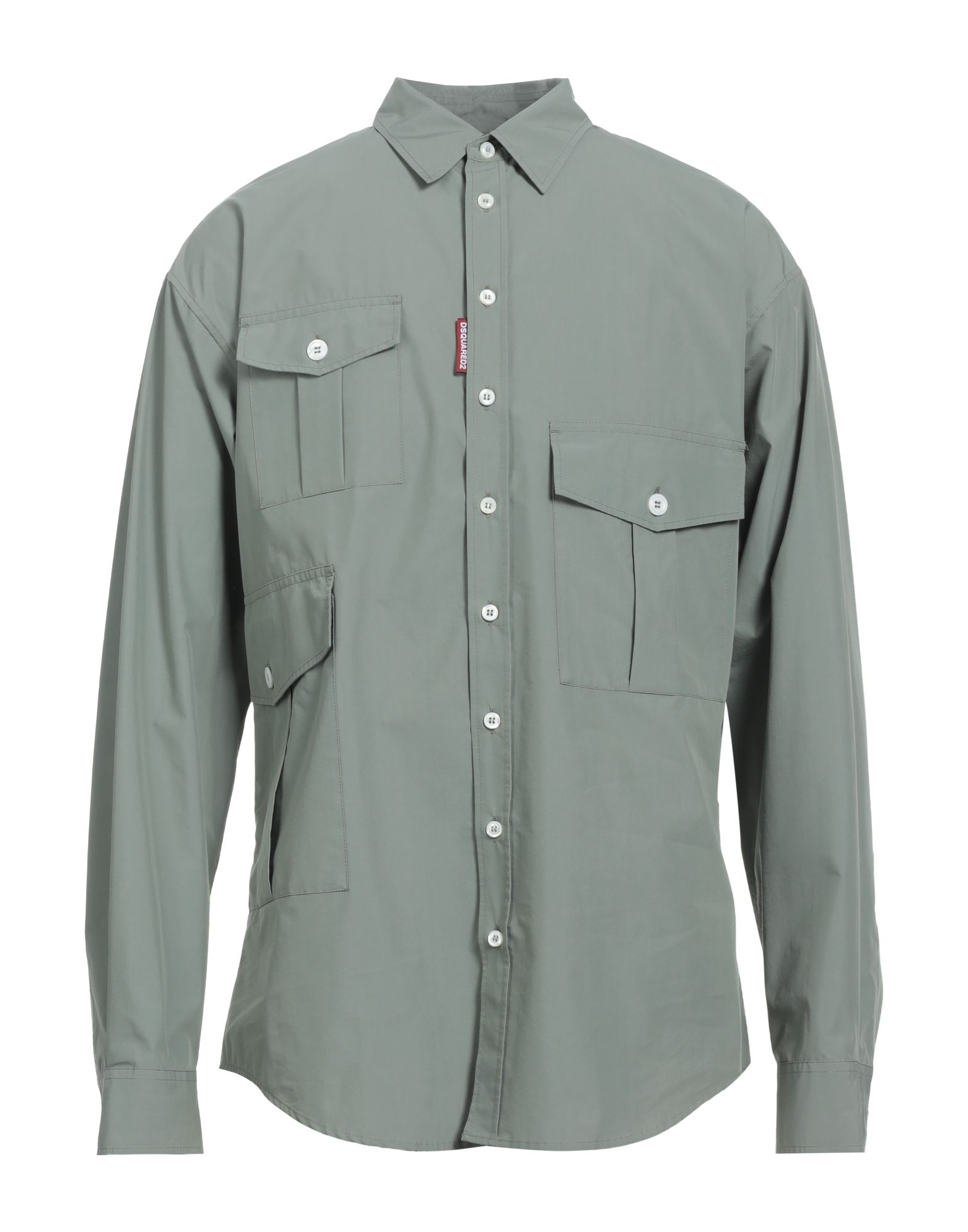 Dsquared2 Shirts In Sage Green