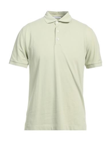 Simon Gray. Man Polo Shirt Light Green Size M Pima Cotton
