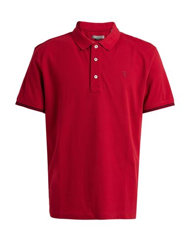 Scuderia Ferrari Ferrari Man Polo Shirt Burgundy Size Xxl Cotton, Elastane In Red