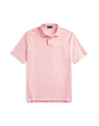 Polo Ralph Lauren Man Polo Shirt Light Pink Size Xxl Cotton