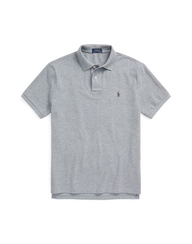 Polo Ralph Lauren Man Polo Shirt Grey Size Xxl Cotton