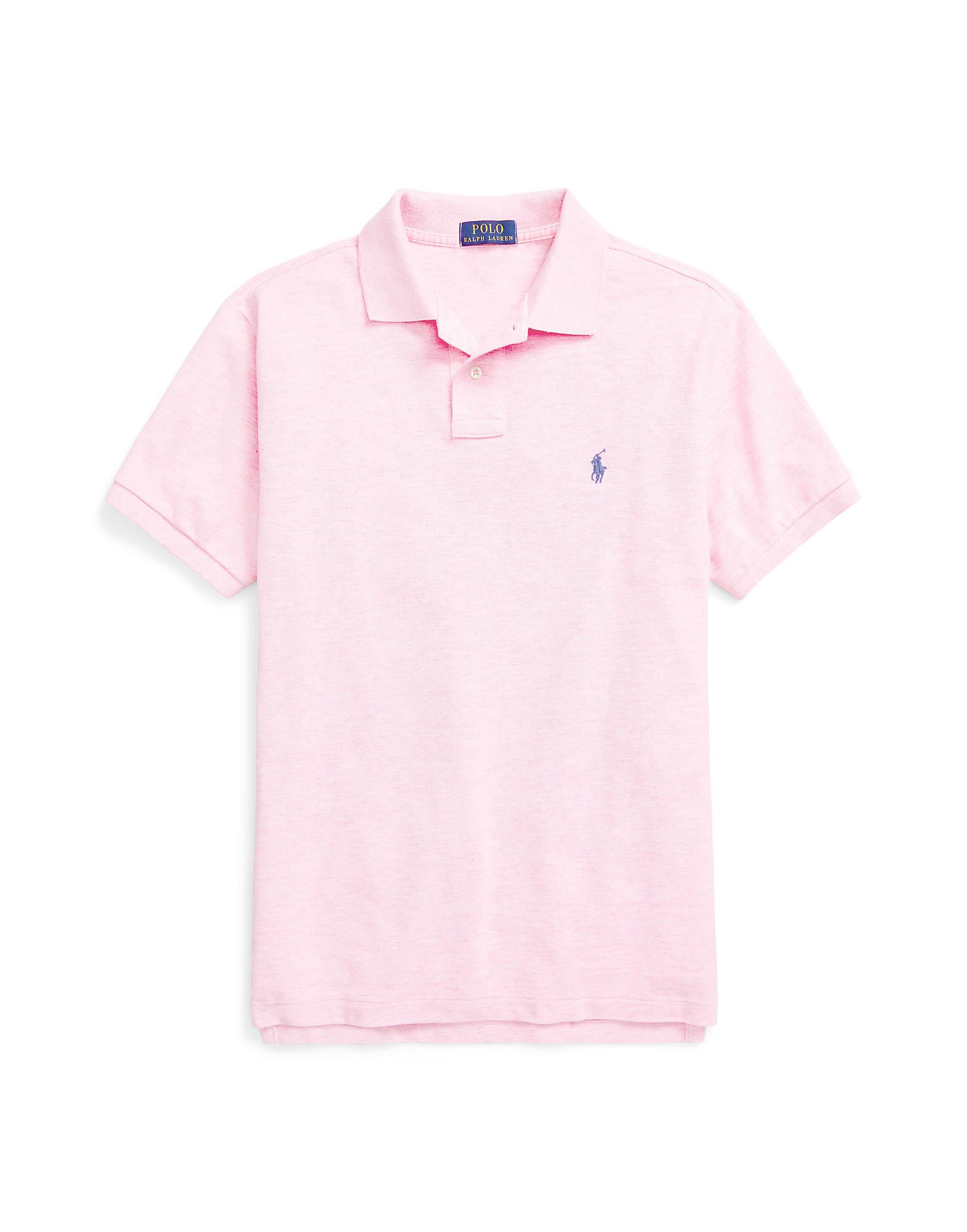 Polo Ralph Lauren Man Polo Shirt Pink Size Xxl Cotton