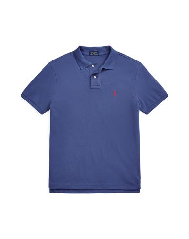 Polo Ralph Lauren Man Polo Shirt Blue Size Xxl Cotton