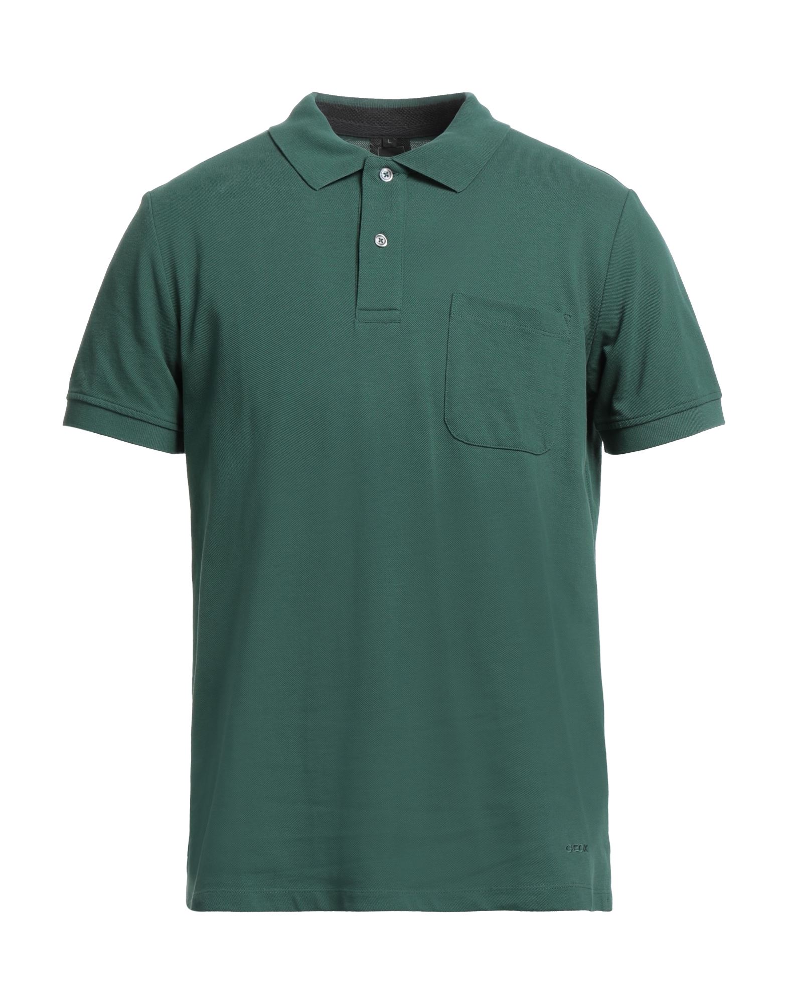 GEOX GEOX MAN POLO SHIRT GREEN SIZE S COTTON, POLYESTER