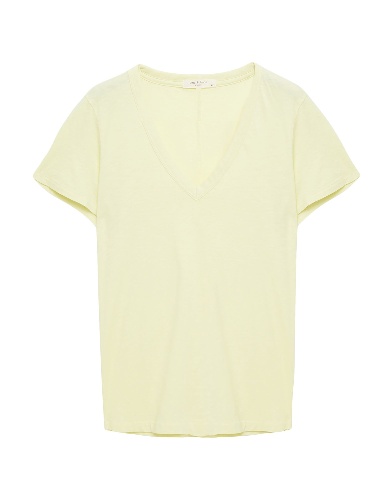 Rag & Bone T-shirts In Light Yellow