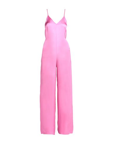Virna Drò® Virna Drò Woman Jumpsuit Pink Size 6 Viscose, Elastane