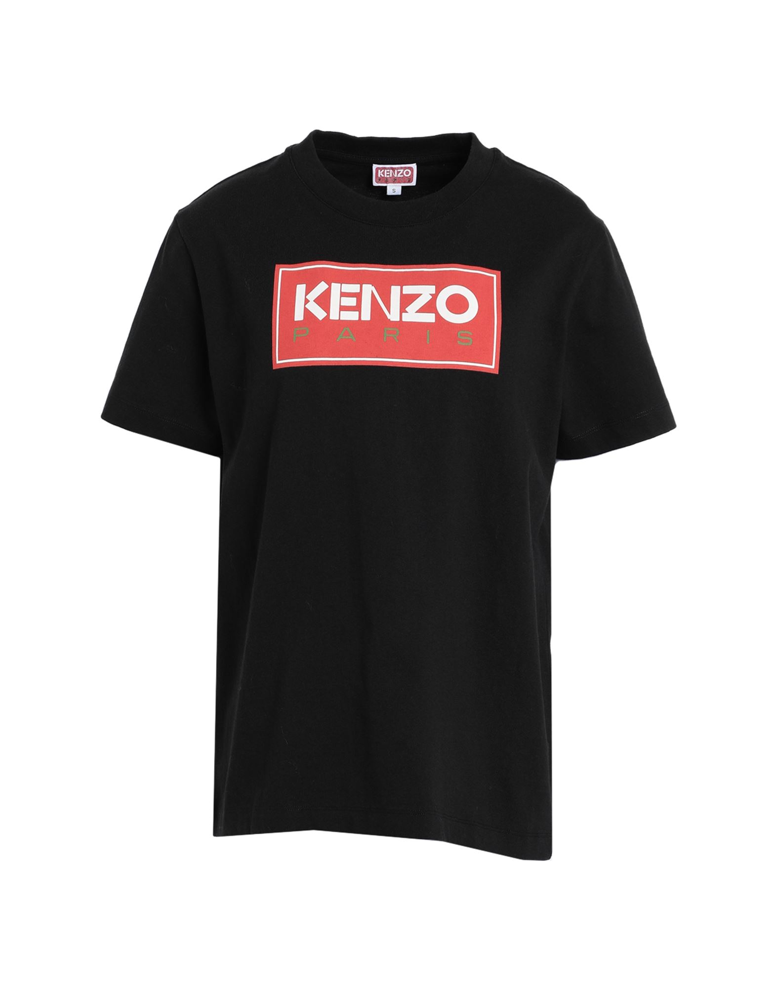 Shop Kenzo Woman T-shirt Black Size M Cotton