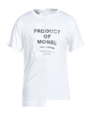 Monse Man T-shirt White Size M Cotton, Modal, Viscose