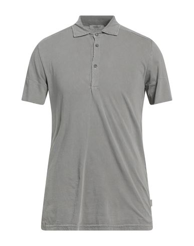 Crossley Man Polo Shirt Grey Size M Cotton