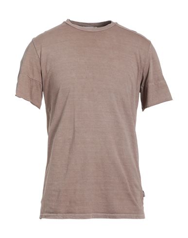Crossley Man T-shirt Khaki Size S Cotton In Beige