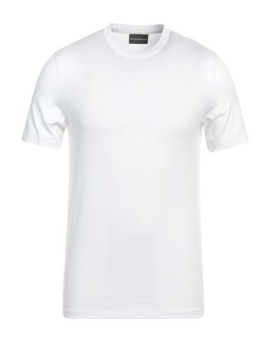 Emporio Armani Man T-shirt White Size Xxl Cotton