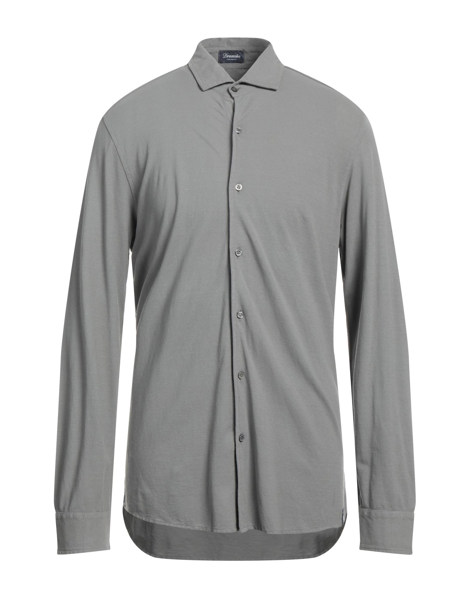 Drumohr Shirts In Grey