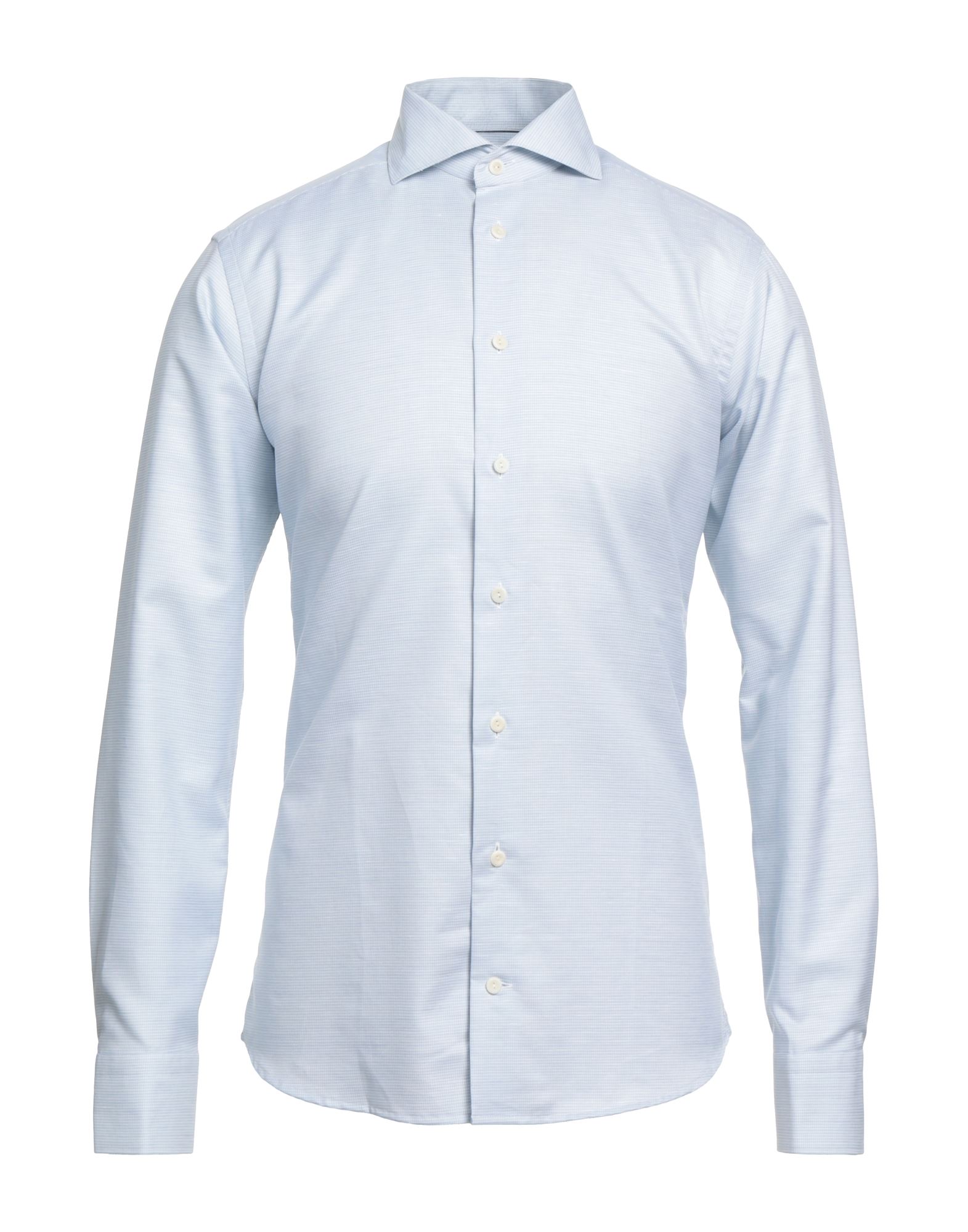 Eton Regular-fit Cotton Shirt In Light Blue