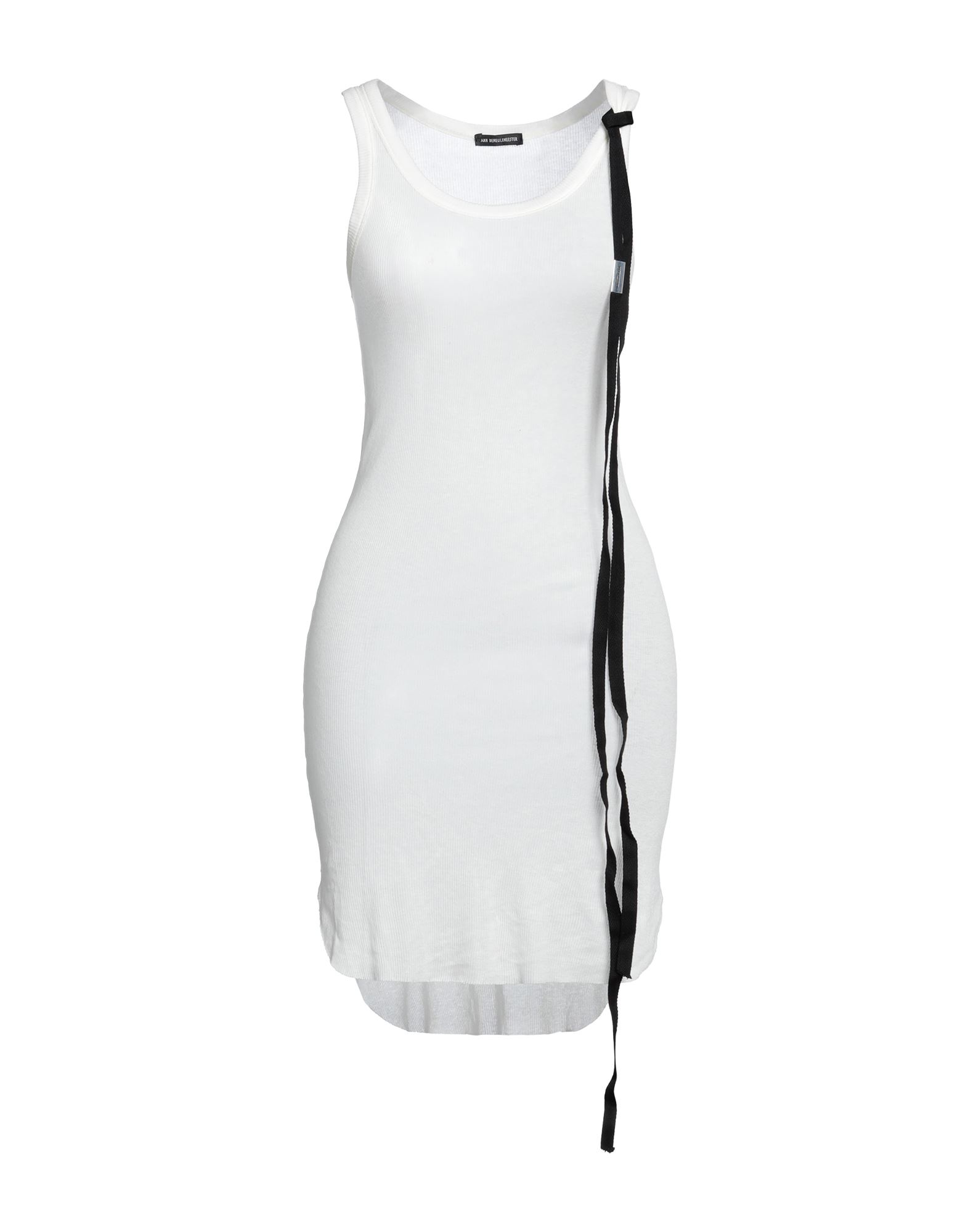 Ann Demeulemeester Short Dresses In White