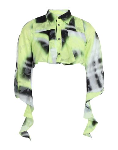 Dsquared2 Woman Shirt Acid Green Size 2 Polyester