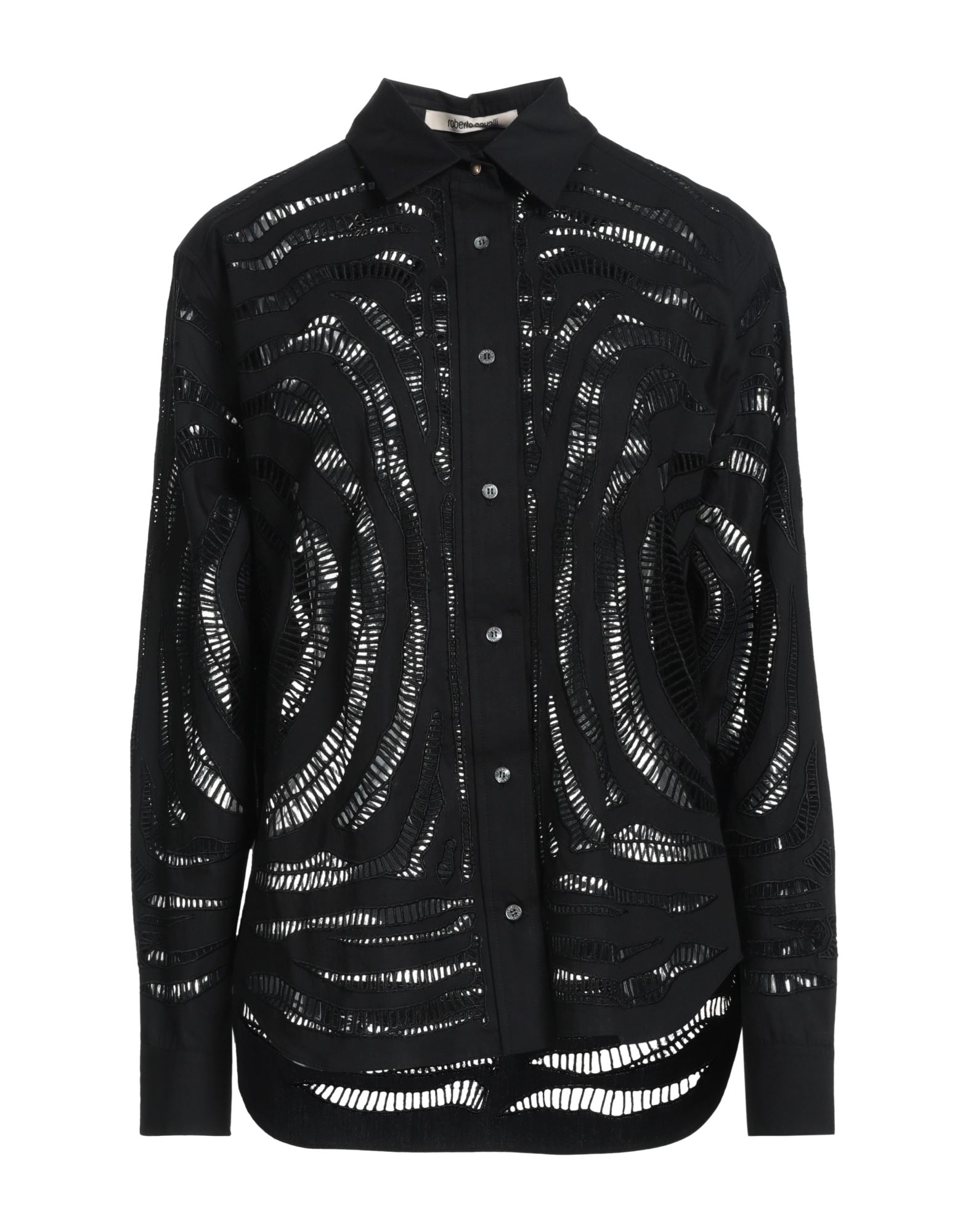 Roberto Cavalli Shirts In Black