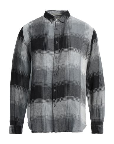 Crossley Man Shirt Lead Size S Linen In Grey