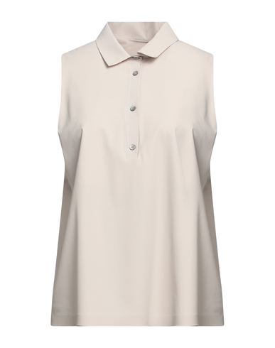Rrd Woman Polo Shirt Dove Grey Size 10 Polyamide, Elastane