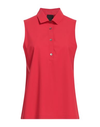 Rrd Woman Polo Shirt Red Size 10 Polyamide, Elastane