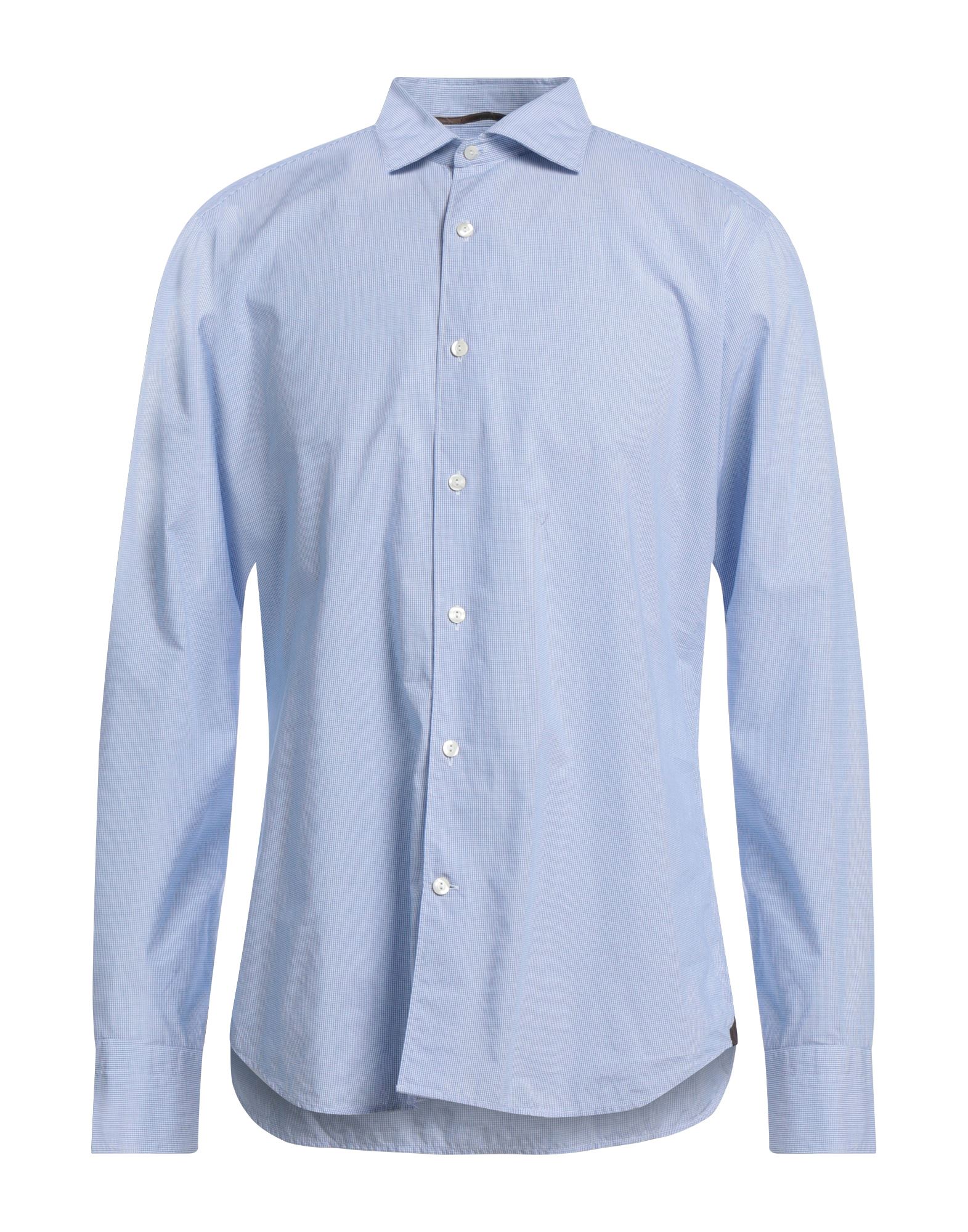 Tintoria Mattei 954 Shirts In Blue