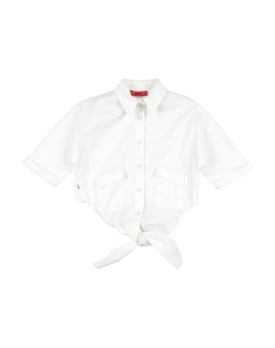 Jijil Jolie Babies'  Toddler Girl Shirt White Size 4 Cotton, Polyamide, Elastane