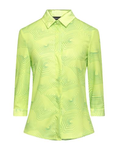 Les Bourdelles Des Garçons Woman Shirt Green Size 4 Cotton
