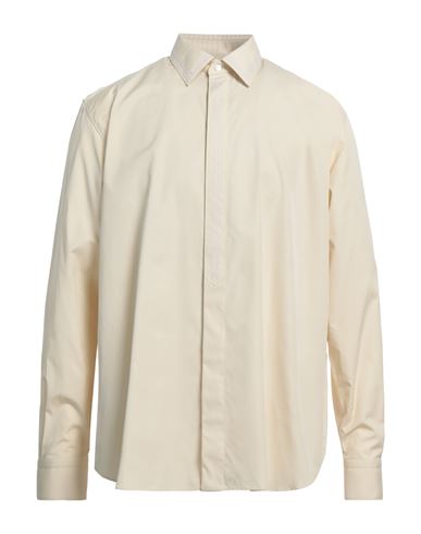 Fendi Man Shirt Beige Size 15 ½ Cotton