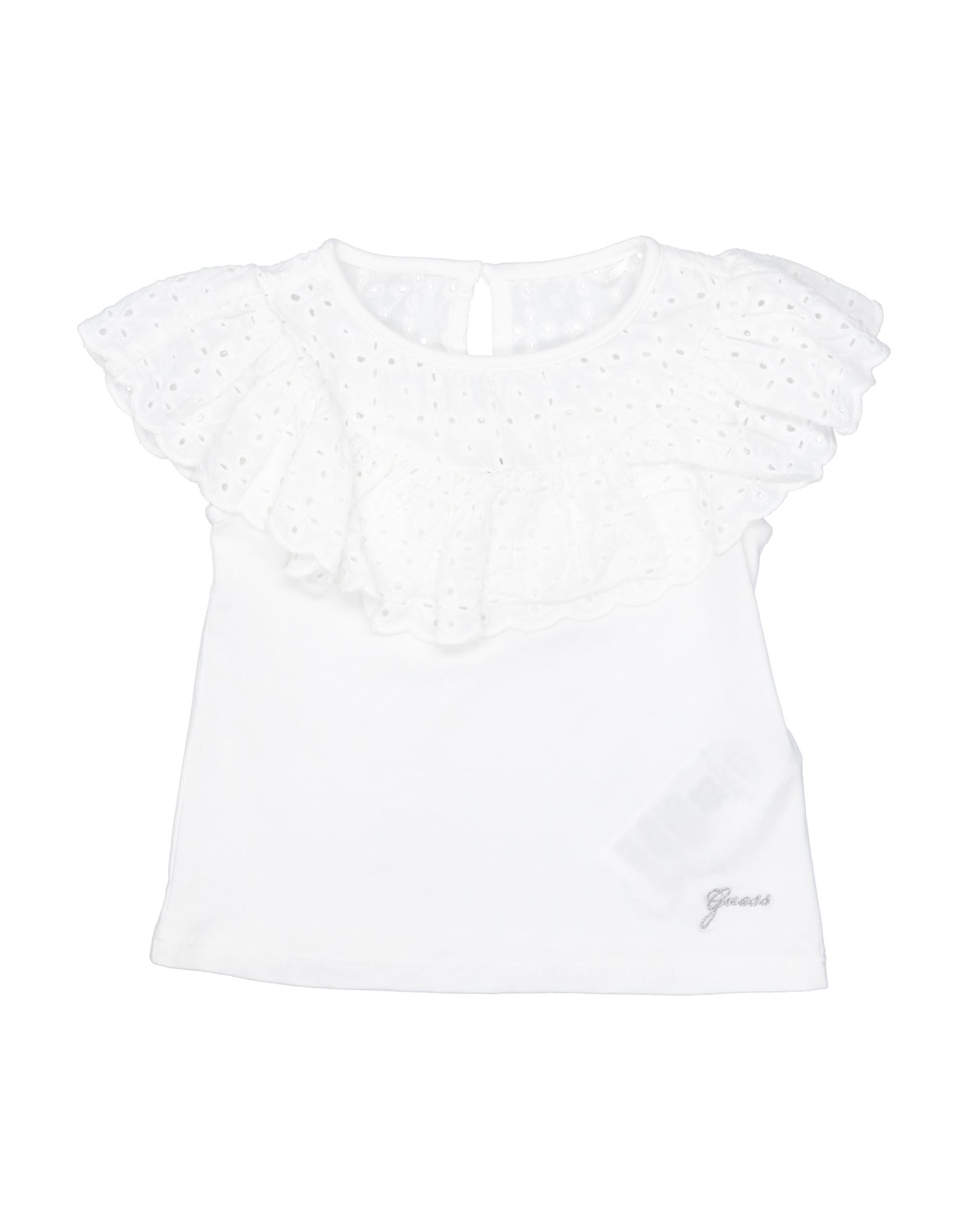 Guess Kids'  T-shirts In White