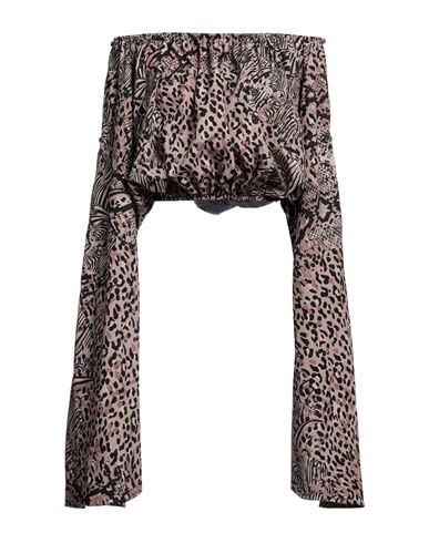 Changit Woman Blouse Brown Size 10 Polyester