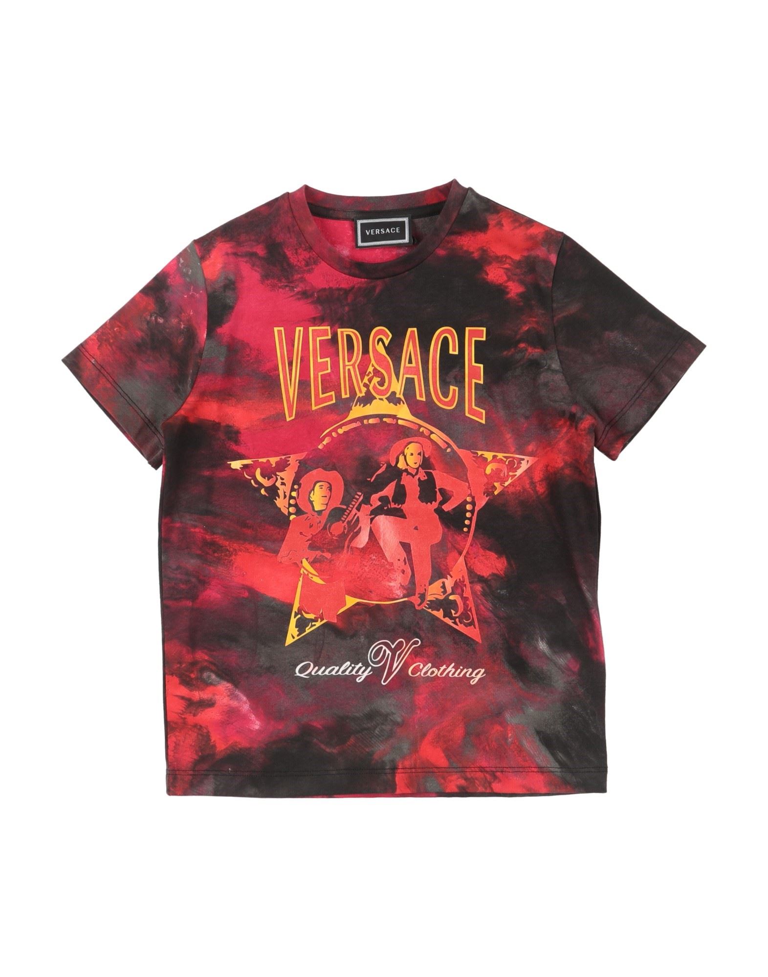 Versace Young Kids'  T-shirts In Red
