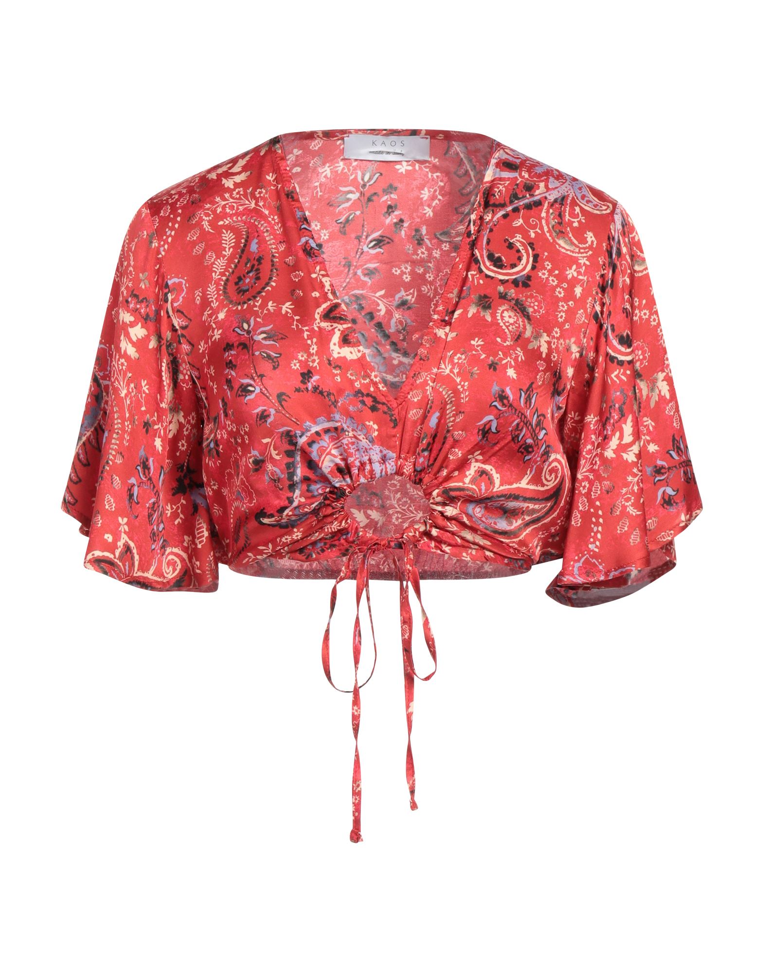 Kaos Blouses In Red