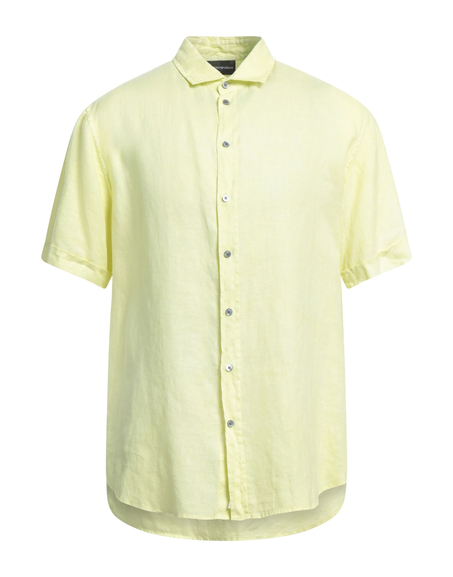 Emporio Armani Shirts In Yellow
