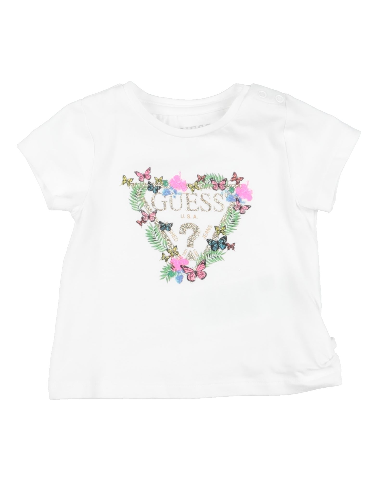 Guess Kids'  T-shirts In White